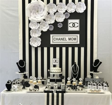 coco chanel party pinterest|Coco Chanel backdrop.